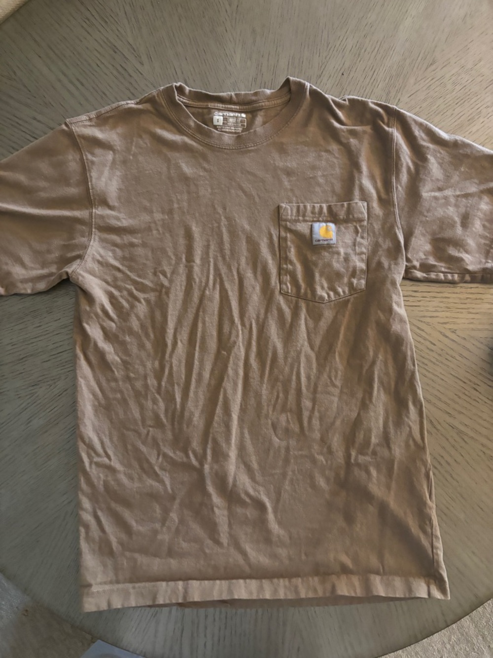 Carhartt Short Sleeve Pocket Tee in Tan